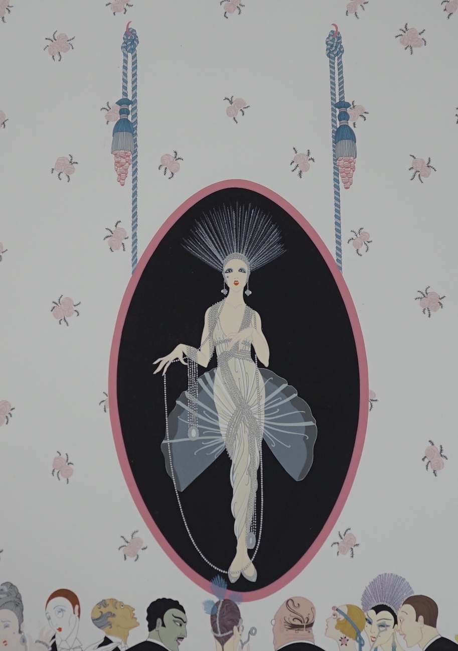 Romain de Tirtoff ('Erté') (Russian-French, 1892-1990) pencil signed HC edition serigraph, ‘The Portrait’, 69cm x 49cm